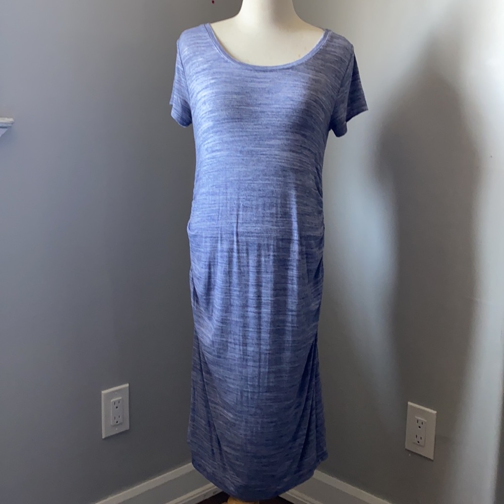 Liz Lange Maternity Blue Dress ~ XS